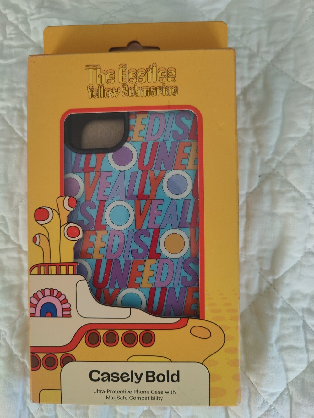 Casely Bold The Beatles Yellow Submarine MagSafe phone case